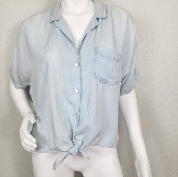 NWT‎ Rails Blue Boho Coastal Cowgirl Top Size M - Picture 2 of 11
